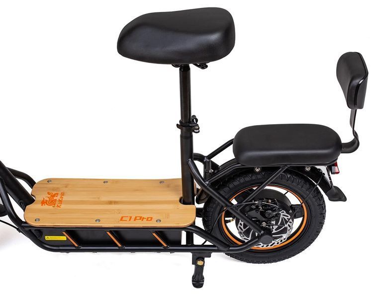 Электросамокат KUGOO KIRIN C1 Pro NEW 2024 (500 Вт; 26 А*час; 48 В), колёса 14", чёрний 8519 фото