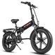 Електровелосипед фетбайк Engwe EP-2 Pro (750 Вт, 13 А/год, 48 В), колеса 20х4", з ручкою газу, чорний 4819 фото 2