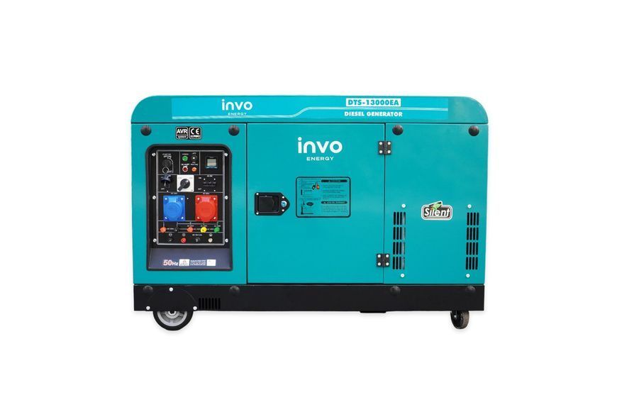 Дизельный генератор INVO DTS-13000EA в кожухе, 12/13кВт, 230/380В 2581587057 фото
