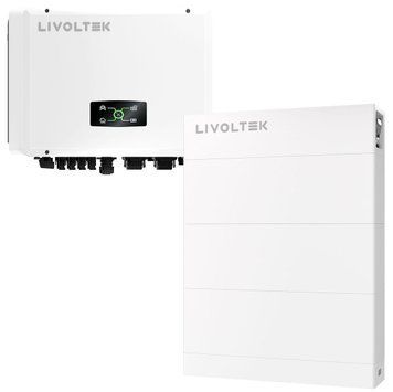 Комплект резервного автономного питания Livoltek HP3-20KD1, 150В-850В, 20000 Вт, MPPT 150В-850В, 3 фазы + Аккумулятор Livoltek BHF-S30.7 614,4V/50AH, 30720W*h, 25A/48А, 6xBHF-B10250, LiFePO4, HV Battery System 8480 фото