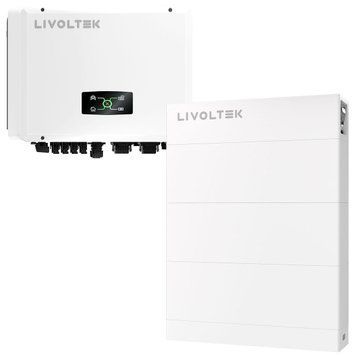 Комплект резервного автономного питания Livoltek HP3-20KD1, 150В-850В, 20000 Вт, MPPT 150В-850В, 3 фазы + Аккумулятор Livoltek BHF-S20.4 409,6V/50AH, 20500W*h, 25A/48А, 4xBHF-B10250, LiFePO4, HV Battery System 8497 фото