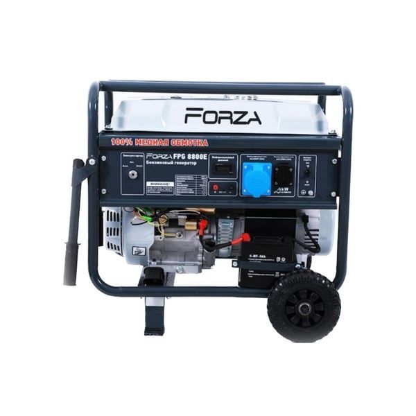 Генератор бензиновый Forza FPG8800E 6.0/6.5 кВт с электрозапуском 2581586996 фото