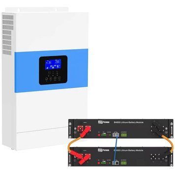Комплект резервного питания Daxtromn SC-HFK-5500-48, 48 В, 80 А, 5500 Вт + 2x Аккумулятора DYNESS B4850 LiFePO4 48V/50AH (4800W*h) 8571 фото