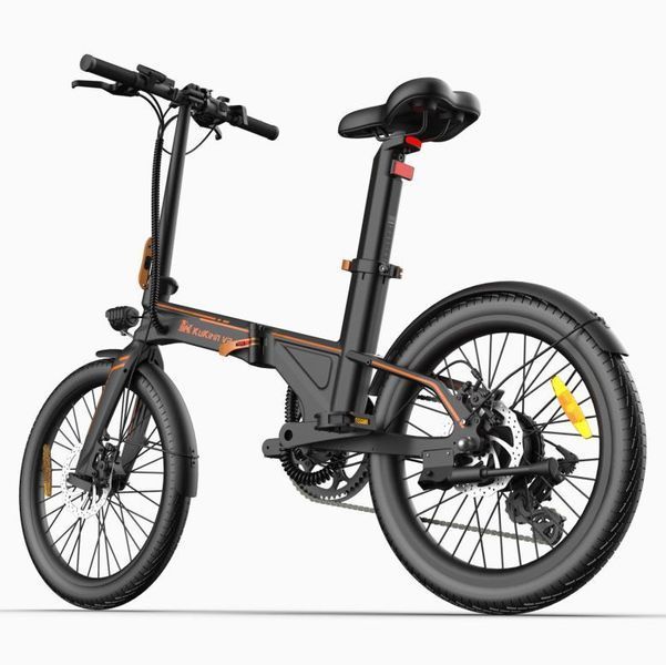 Електровелосипед Kugoo Kirin V2 (250 Вт, 7,5 А/год, 36 В), 20", чорний 5640 фото