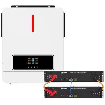 Комплект резервного питания JYsupsys MPS-6200, 48 В, 120 А, 6200 Вт + 2x Аккумулятора DYNESS B4850 LiFePO4 48V/50AH (4800W*h) 8575 фото