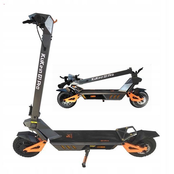 Електросамокат KUGOO KIRIN G1 PRO (800x2 Вт; 20 А*год; 48 В), чорний 6978 фото