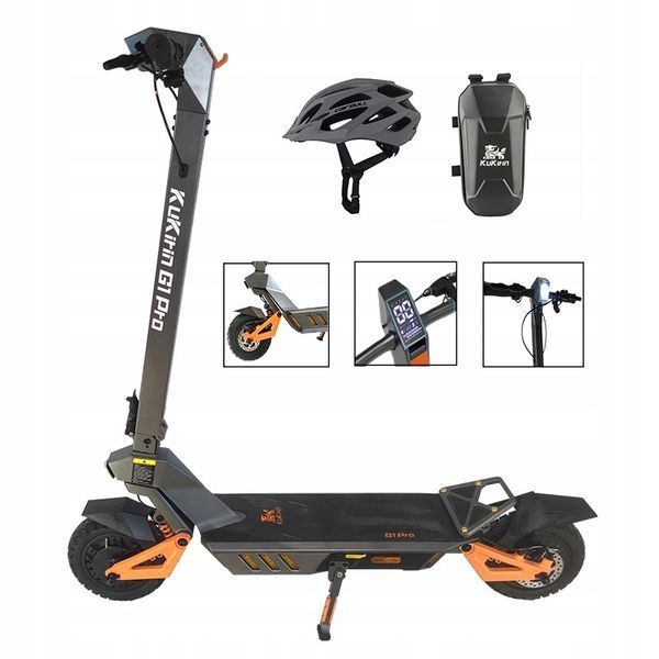 Електросамокат KUGOO KIRIN G1 PRO (800x2 Вт; 20 А*год; 48 В), чорний 6978 фото