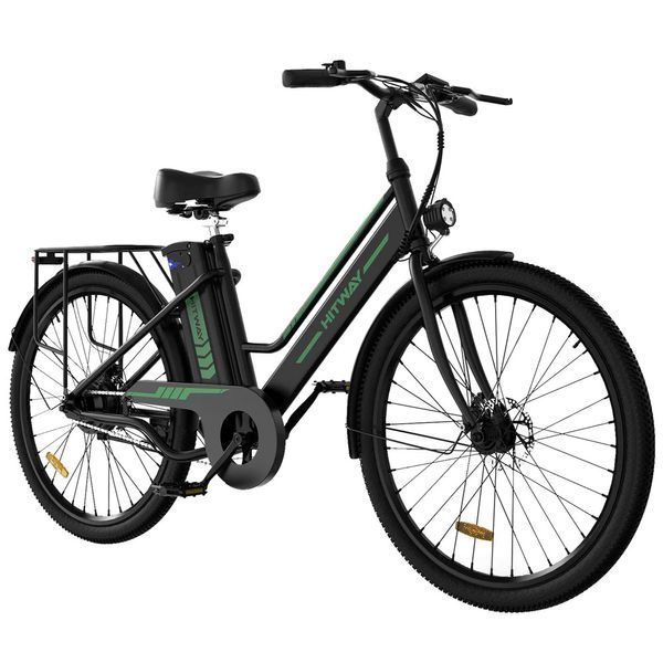 Електровелосипед HITWAY BK8S (250 Вт; 12 А/год; 36 В), колеса 26", чорний 7110 фото