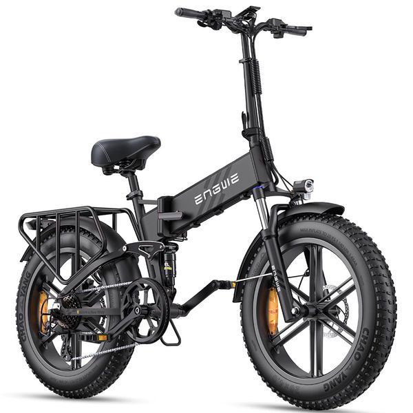 Электровелосипед Engwe Engine Pro 2.0 (750 Вт, 16 А*час, 52 В ), колеса 20", чёрный 7919 фото
