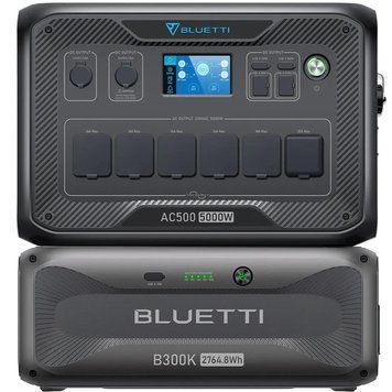 Зарядна станція Bluetti AC500+B300K, 5000 Вт, 2764,8 Вт*год (електростанція для дому, UPS, ДБЖ) EU 8724 фото