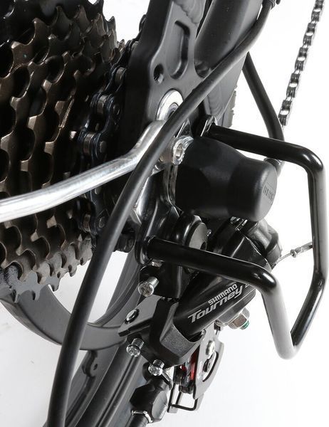 Электровелосипед SAMEBIKE 20LVXD30-II (350 Вт; 10 А/час; 48 В), колеса 20", з ручкой газа, черний 3727 фото
